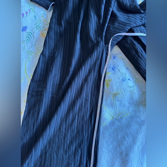 MINKPINK Black Ruffle Textured Contrast Stitch Jumpsuit Size XS - Picture 10 of 11